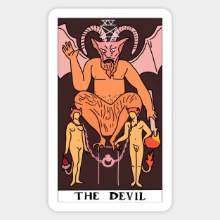 The Devil Tarot Card Sticker